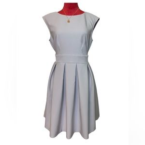CLOSET  by LONDON PLEATED TIE WAIST ZIPPER DRESS